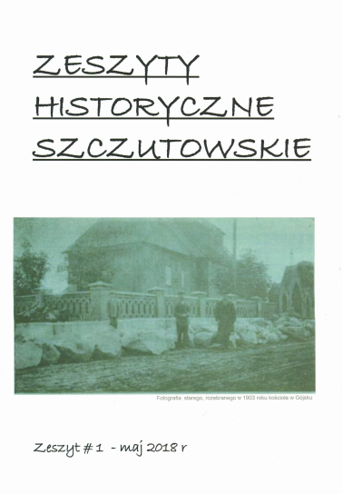 Zeszyty Historyczne Szczutowskie – Nr 1